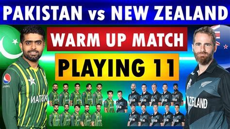 pakistan vs new zealand warm up match